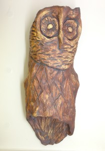 First owl sculpture